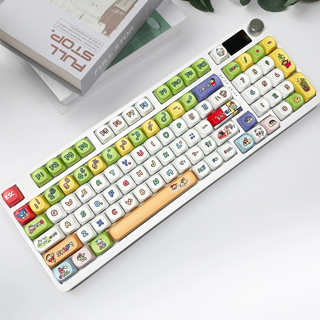 Mathew Tech KC98 Pro 3 โหมดคีย์บอร์ดไร้สาย Hot Swappable พร้อมปุ่มแสดงผล RGB Light MOA Keycap 98% รู