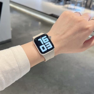 22 มม.ซิลิโคนสายคล้องแม่เหล็กสําหรับXiaomi Redmiนาฬิกา 5 3 Active/LiteสําหรับRedmiนาฬิกา 6 5 4 Xiaomi Mi 8Pro/9Proวัสดุเหลวนุ่มSmartwatchอุปกรณ์เสริม