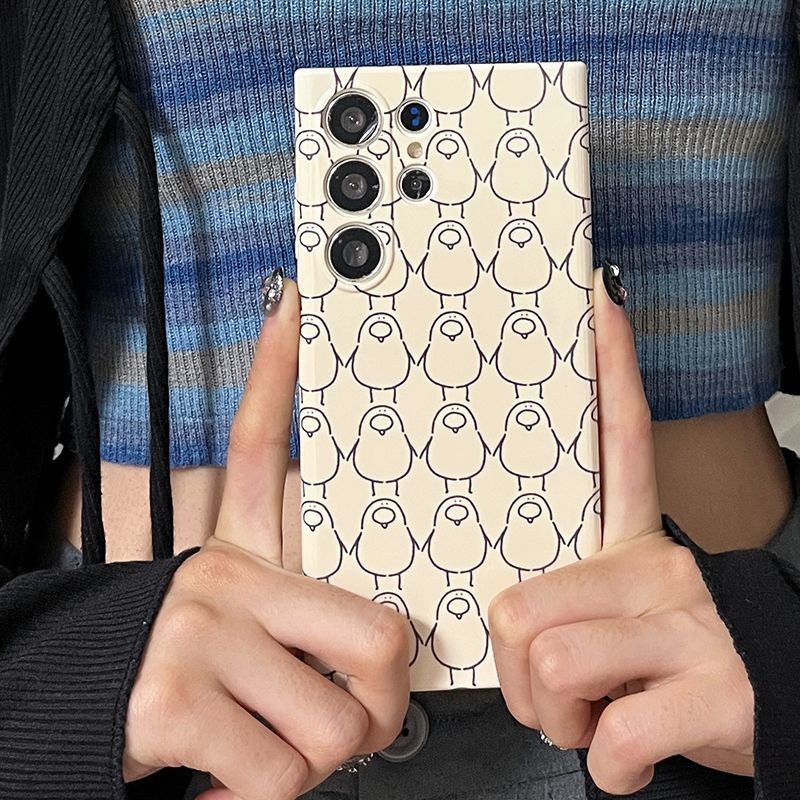 Line Link ไก่น้อยเหมาะสําหรับ Samsung A03 CORE A14 A11 A13 4G A12/M12 S22 เปลือกแข็ง S22PLUS S24 S23