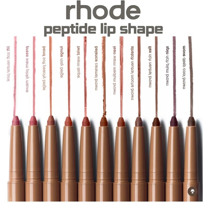 Rhode Skin Peptide Lip Shape Pen - ปากกาเขียนขอบริมฝีปากและคอนทัวร์ ทำความสะอาดคราบลิปสติกได้อย่างดี