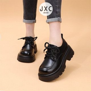 ฤดูใบไม้ร่วงใหม่ปากลึกลูกไม้ขึ้นรองเท้าหนังลำลอง PU แฟชั่นเร…