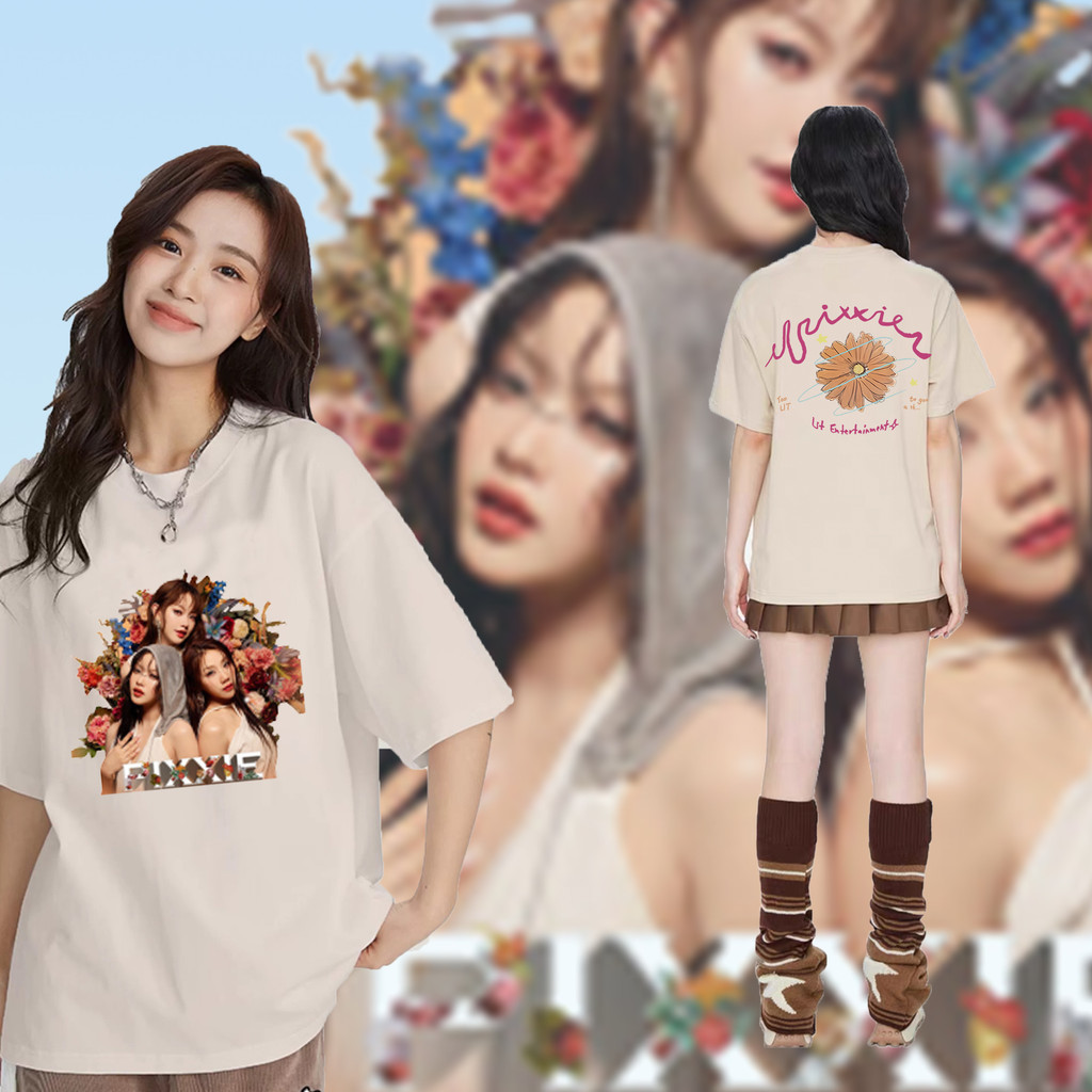 🔥HOT SALE🔥 【New】 เสื้อยืดวงนักร้องยอดนิยมของไทย ขายดี เสื้อยืดเกิร์ลกรุ๊ป Pixxie เสื้อยืดเทศกาลดนตรี