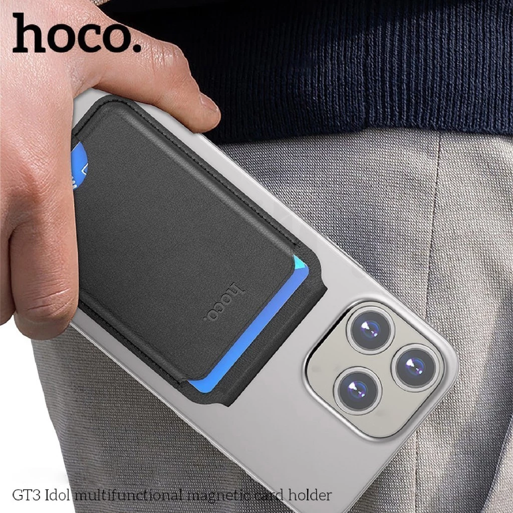 ขาตั้งโทรศัพท์แม่เหล็ก HOCO GT3 ใส่บัตรได้ 3 ใบ thumbnail 6