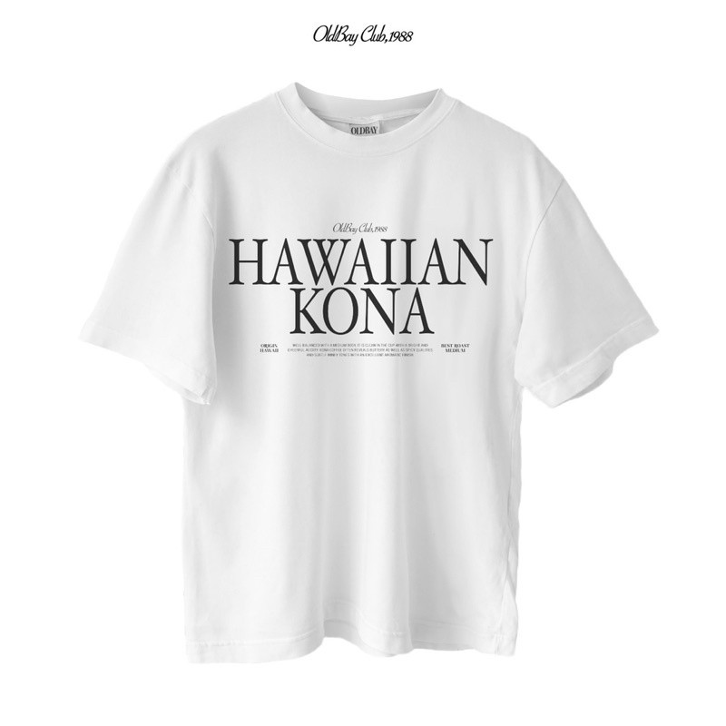 ✨พร้อมส่ง✨OLDBAY® Oversize Tees  “Hawaiian Kona”