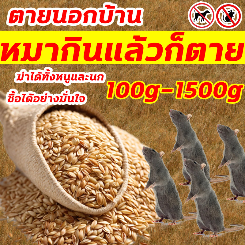ฆ่าหนู ฆ่าหมา LHยาเบื่อหนู500g ตายนอกบ้าน ไม่ส่งกลิ่นเหม็น ทรงพลัง ยาเบื่อหนูแห้ง เหยื่อกำจัดหนู ยากำจัดหนู ไล่หนู