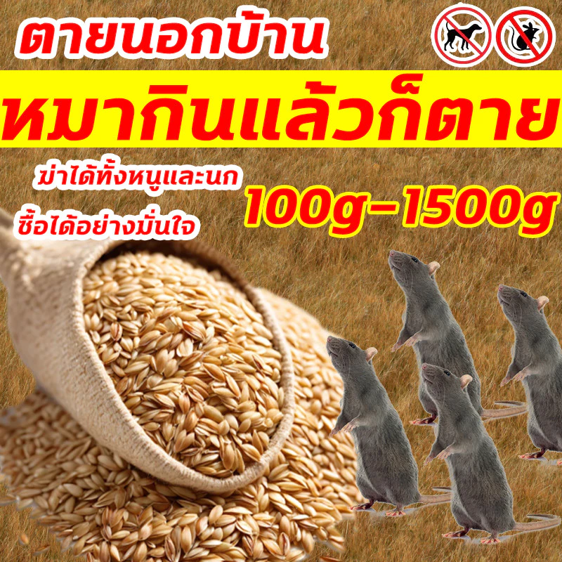 ฆ่าหนู ฆ่าหมา LHยาเบื่อหนู500g ตายนอกบ้าน ไม่ส่งกลิ่นเหม็น ทรงพลัง ยาเบื่อหนูแห้ง เหยื่อกำจัดหนู ยากำจัดหนู ไล่หนู
