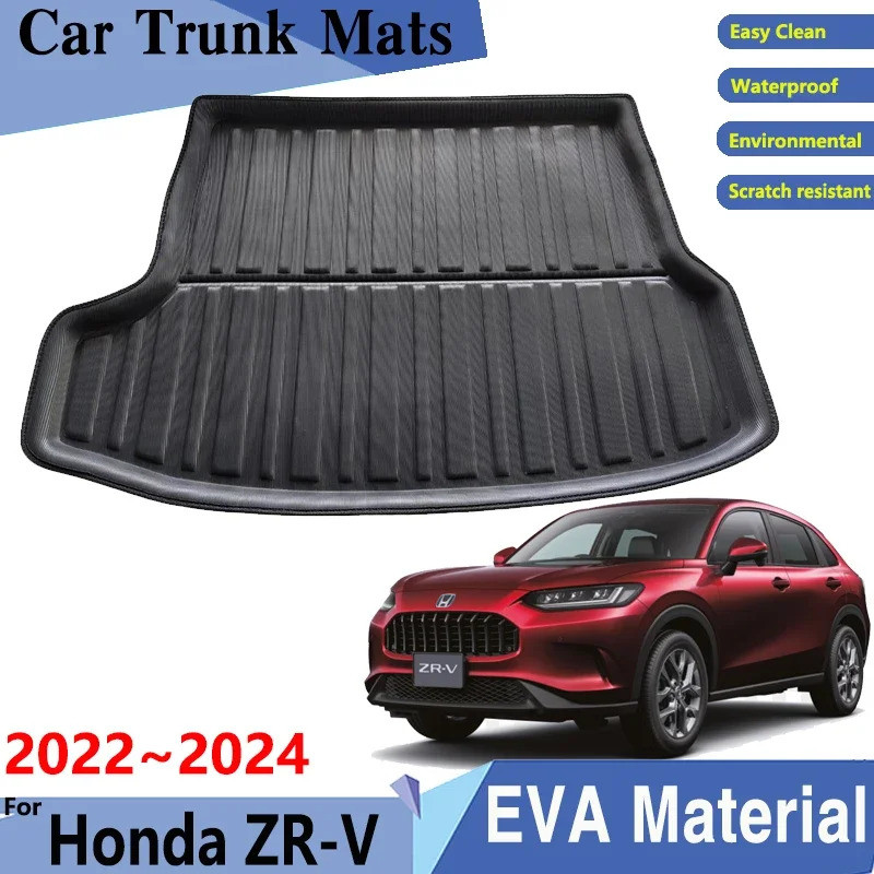 For Honda ZR V 2023 Accessories ZR-V ZRV 2022 2024 Anti-Slip Car Easy Clean Trunk Mat Trunk Rear Eas