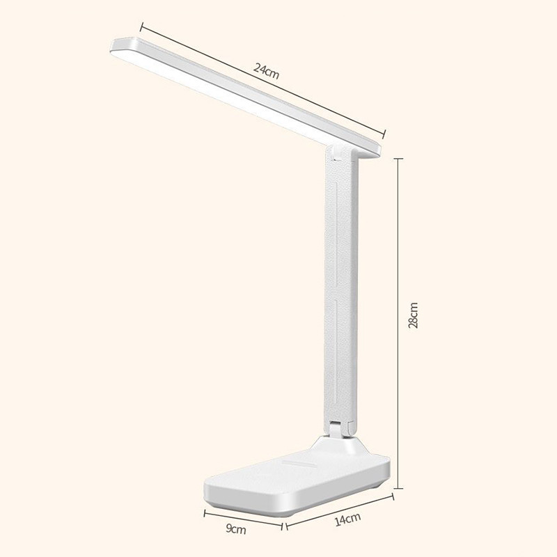 โคมไฟตั้งโต๊ะ LED ปรับอุณหภูมิสี 3 ระดับ ปรับความสว่างแบบไร้ระดับ ใช้ได้ทั้งอ่านหนังสือ ทำงาน - รูปที่ 7