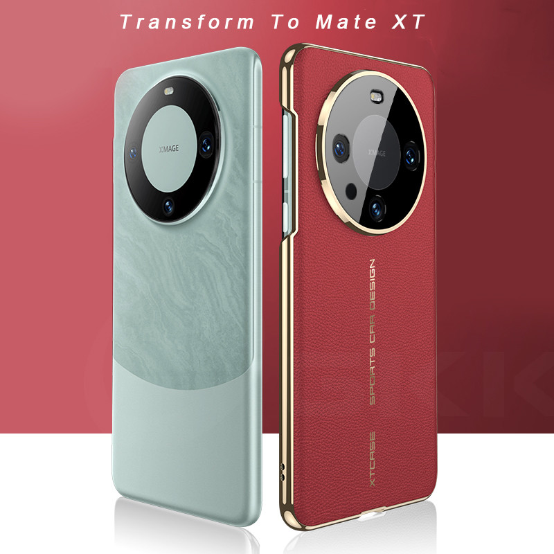 LUKEN Original สําหรับ Huawei Mate 60 50 Pro หรูหราชุบหนังกล้องป้องกัน Hard Cover สําหรับ Huawei Mate 40 30 Pro กรณี