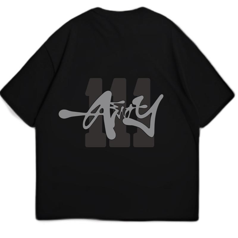 AFNTY.ID IT-SHIRT OVERSIZED BOXY & REGULARI AFNTY PUFF INK COTTON COMBED 20s สบายด้านบน