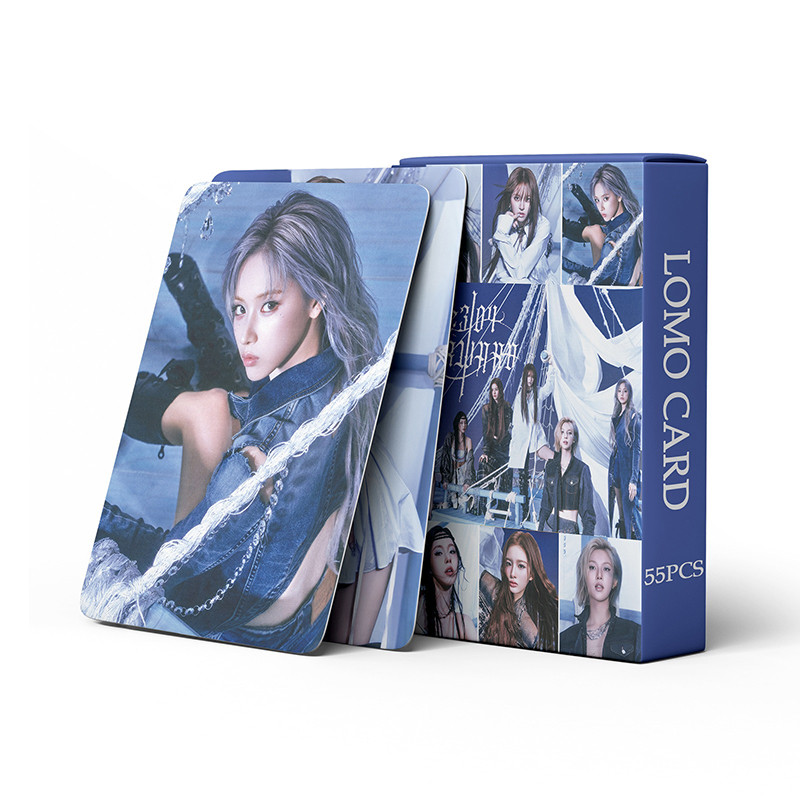 55 ชิ้น/กล่อง NMIXX Photocard Fe3O4: FORWARD อัลบั้ม KPOP LOMO การ์ดคอลเลกชัน