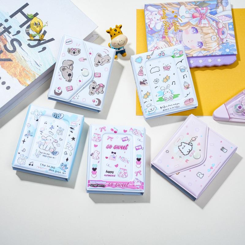 [mozh] การ์ตูน 3 นิ้วอัลบั้มภาพโปสการ์ด 36 กระเป๋าการ์ดอัลบั้ม เคป๊อป ไอดอลรูปภาพคอลเลกชันอัลบั้มชื่อการ์ดการจัดเก็บข้อมูลผู้ถือ [ไทย]