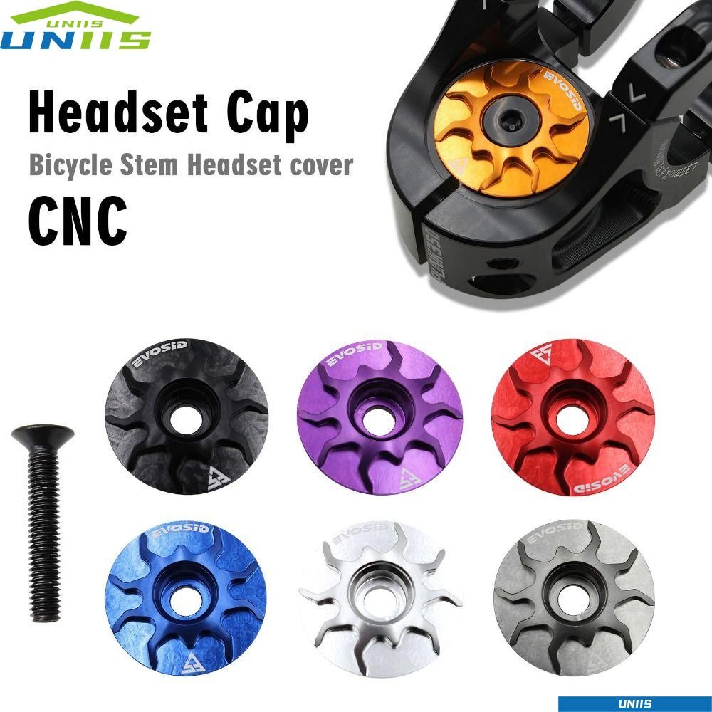 UNIIS MTB Road Bike Stem Cover อลูมิเนียมอัลลอยด์ สกรู CNC สำหรับจักรยาน .UltraLight ขนาด 28.6 มม. สีหลากหลาย