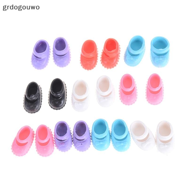 Grdog 5 คู่ 12 ซม.ตุ๊กตารองเท้าอุปกรณ์เสริม Kelly ตุ๊กตาสับสนตุ๊กตารองเท้าเด็กของขวัญของเล่น th