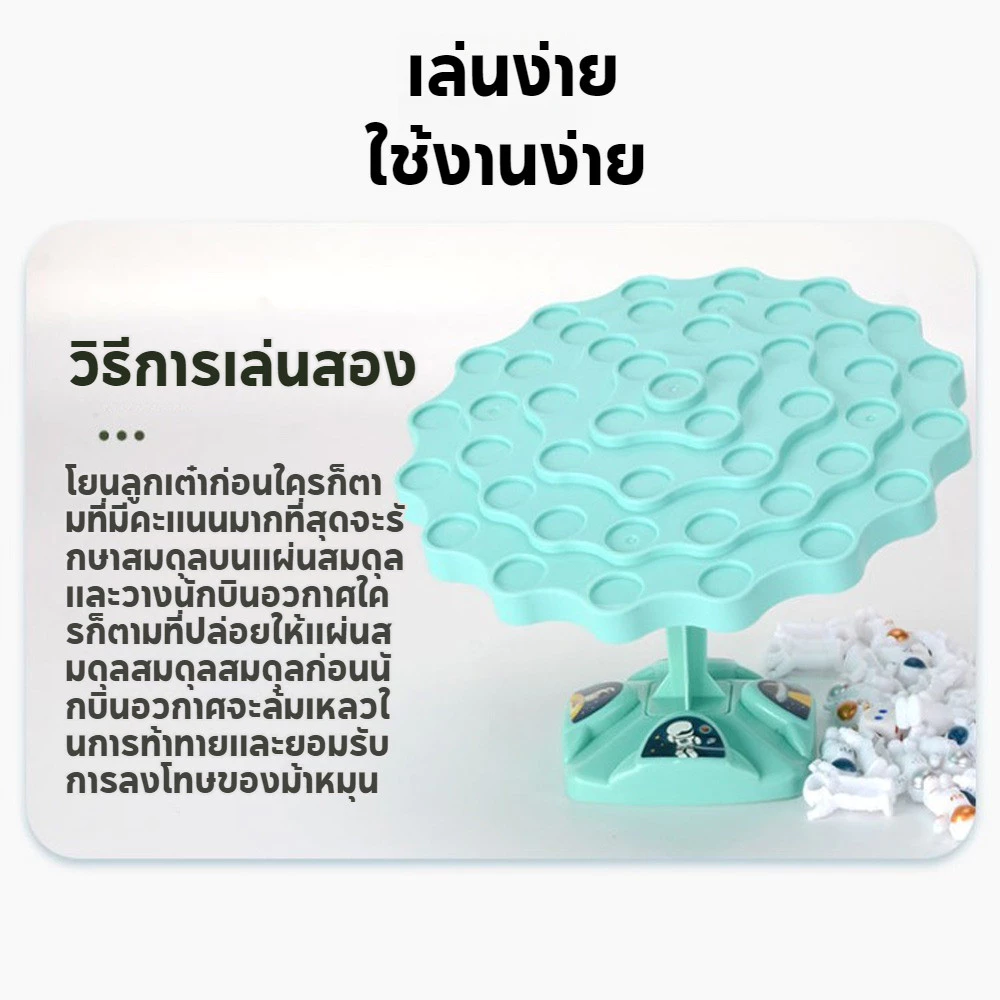 บอร์ดเกมสมดุลต้นไม้นักบินอวกาศ ของเล่นเสริมพัฒนาการ thumbnail 5