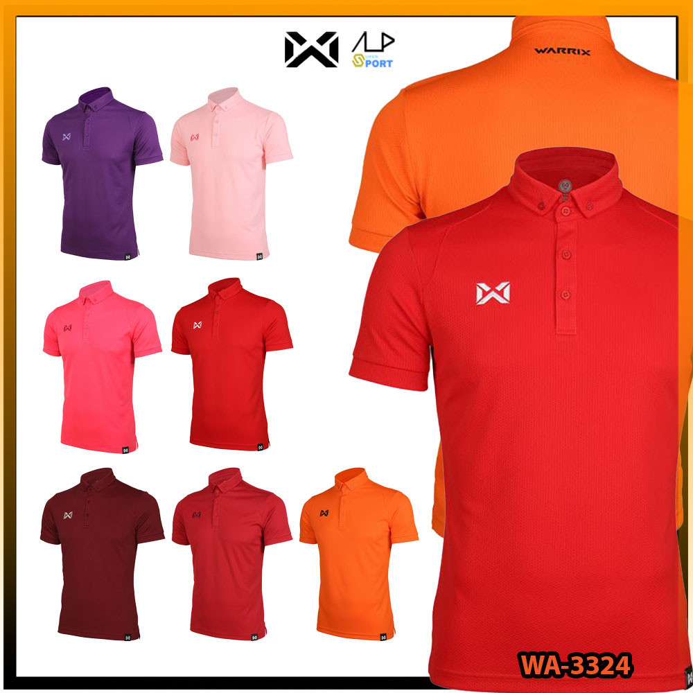 💥ลดโหดสูงสุด 1,000 บาท💥 SP เสื้อโปโล warrix วอริกซ์ รุ่น BUBBLE WA-3324 WA3324 WA-PLA024 S1 แท้100%