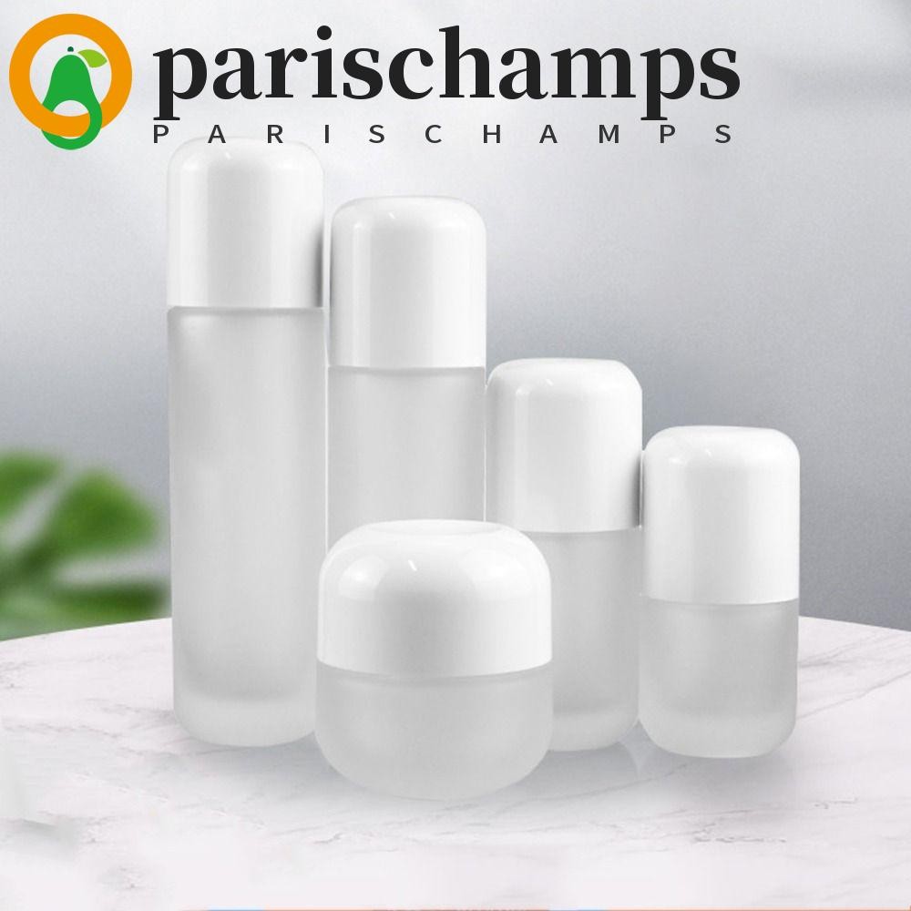 ขวดปั้มโลชั่น PARISCHAMPS เครื่องจ่ายครีมกด อุปกรณ์อาบน้ํา 30-120 มล. ขวดรองพื้นเหลวโปร่งใส ขวดย่อย