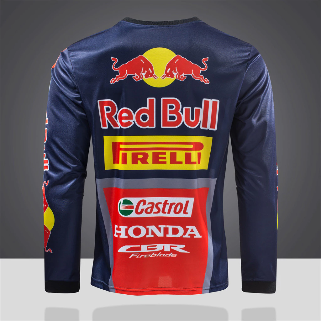 เสื้อกีฬาแขนยาว ระบายอากาศ สำหรับมอเตอร์ไซค์/ปั่นจักรยานผู้ชาย thumbnail 3