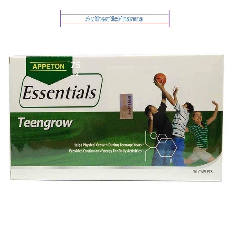 Appeton Essentials Teengrow 30s สําหรับการเจริญเติบโตทางกายและสุขภาพ