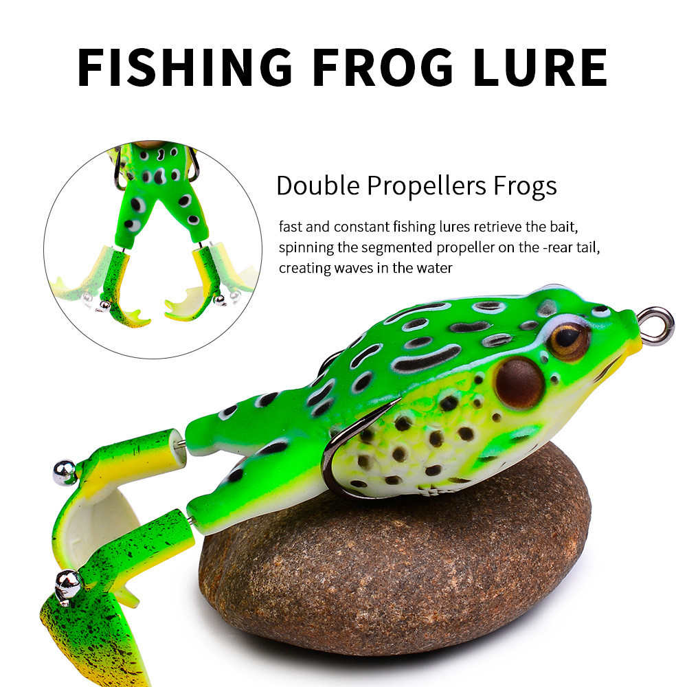 CISEA F34 frog lure กบยาง ปลากัด เหยื่อตกปลา เหยื่อยาง กบกระโดด ตกปลา กบส่าย - รูปที่ 2