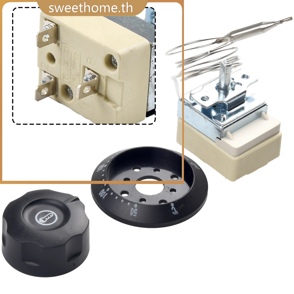 <SWHOME> เตาอบไฟฟ้า 50-300℃ 250v 16A Capillary Thermostat Temperature Controller 3 Pin <OCTOBER>