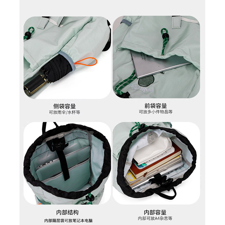 [3 สี] กระเป๋าเทนนิสไม้แบดมินตันกระเป๋าเป้สะพายหลังยิมกีฬาฟิตเนสกระเป๋าสะพายไหล่ - รูปที่ 4