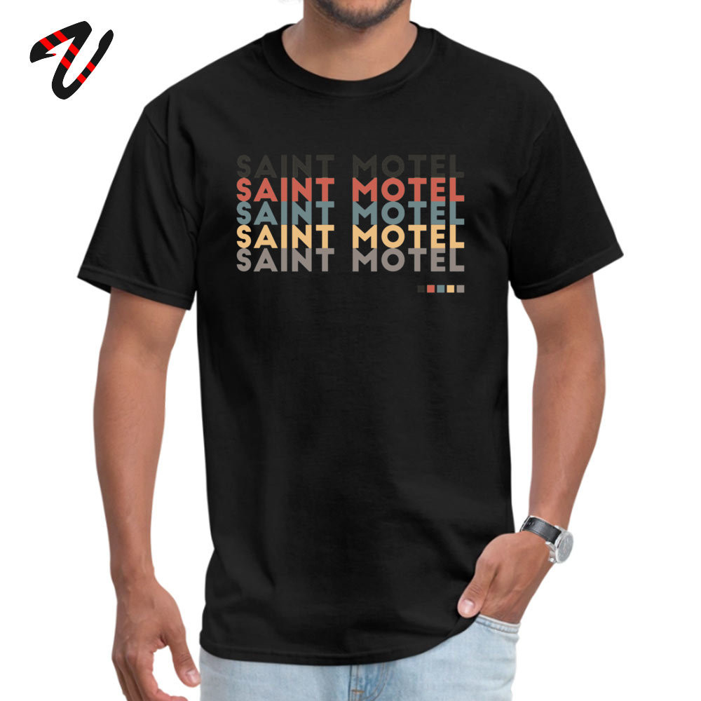 Tops เสื้อ Saint Motel เสื้อยืดฤดูร้อนฤดูใบไม้ร่วงครอบครัวที่กําหนดเอง Atheist แขนเพื่อนทีวีลูกเรือค