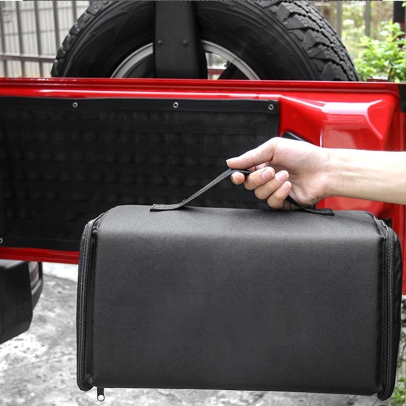 Mommy Vehicle Storage Organizers กระเป๋าท้ายรถกันน้ําสําหรับความสะดวกสบายในชีวิตประจําวัน ราคา ถูกที่สุด ดีลบีเคเค แกลเลอรีภาพที่ 3