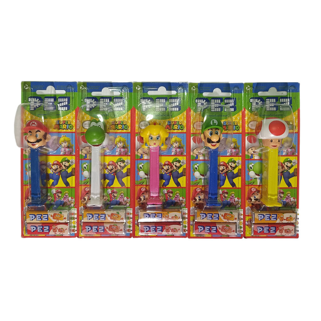PEZ Dispenser Candy Super Mario Limited Variant ลูกอมเพซตัวการ์ตูน รุ่นซุปเปอร์มาริโอ อมยิ้มรุ่นพิเศ