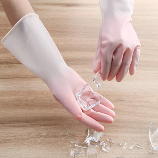 ถุงมือล้างจาน ถุงมือซิลิโคน ถุงมือทำความสะอาด ถุงมือยางล้างจาน ปกป้องมือของคุณ G2734