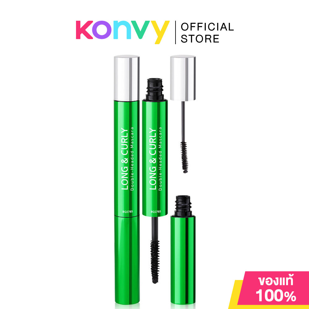 ODBO BQ Cover Long & Curly Double-Headed Mascara [4.5g + 4.5g] #BQ2785 โอดีบีโอ มาสคาร่าปัดขนตา.