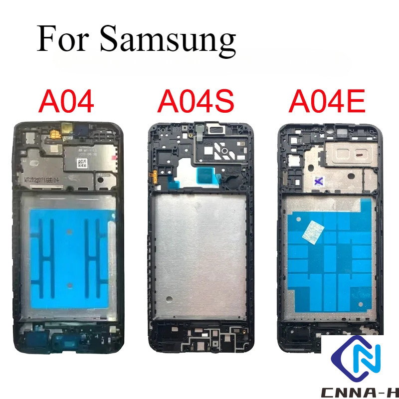 กรอบ LCD ด้านหน้าสําหรับ Samsung Galaxy A04 A04S A04E กรอบด้านหน้า