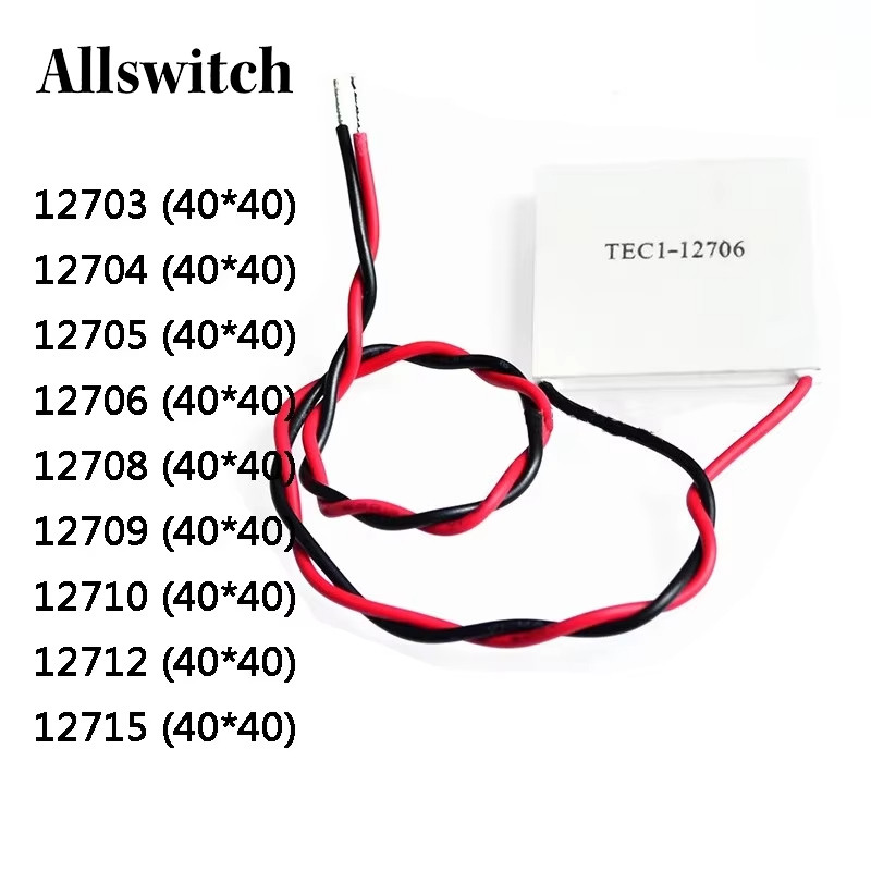 Tec1-12706 Thermoelectric Cooler Peltier TEC1-12705 TEC1-12710 TEC1-12703 40*40 มม. 12V