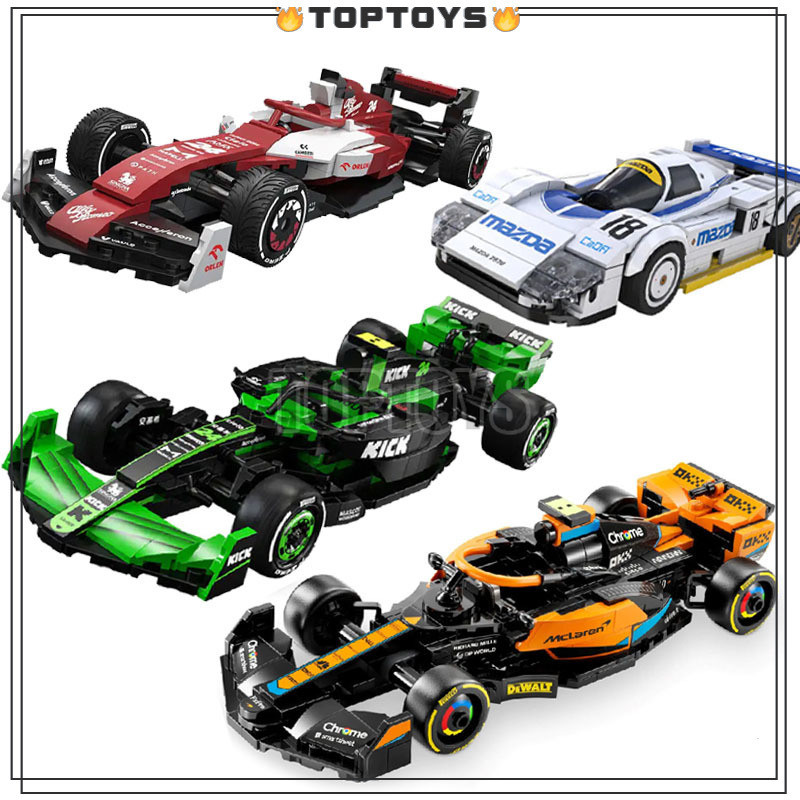 Romeo F1 C42 AE86 FD3S RX-7 KICK Sauber F1 ทีม C44-2024 Alfa รถบล็อกอาคารประกอบ Boy Aldult ของเล่นขอ