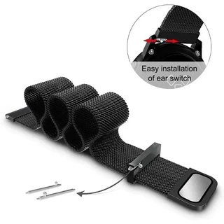 สาย Milanese สําหรับ Xiaomi Redmi Watch 5/3 Active Metal Solo Loop สายสแตนเลสสําหรับ Redmi Watch 3/3 Lite สายรัดข้อมือแม่เหล็ก