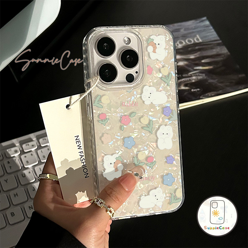 เคสไอโฟน 15 หมี เคส สำหรับ IPhone 11 16 13 12 15 14 Max Plus XR XS X Pro Max 7 14 8 15 7Plus SE 2020 เรียบง่าย เคส