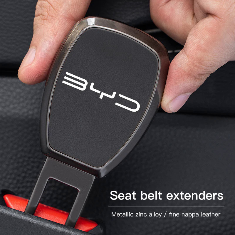 Car Seat Belt Extenders Seatbelt Lock Buckle Extension Plug For BYD Atto E6 Tang F3 Song F3R Qing Yu