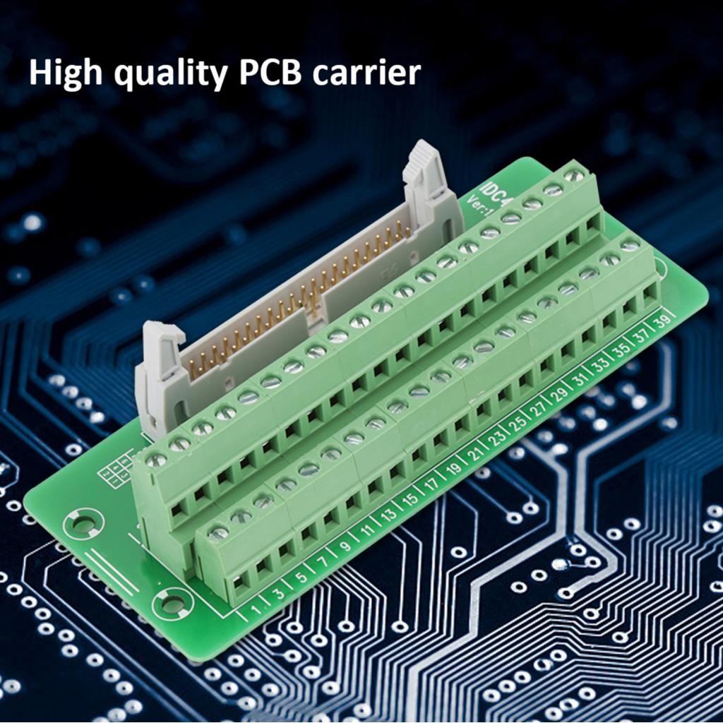 บอร์ดเทอร์มินัล IDC40P 40Pin ตัวผู้หัวบล็อกขั้วต่อ PLC