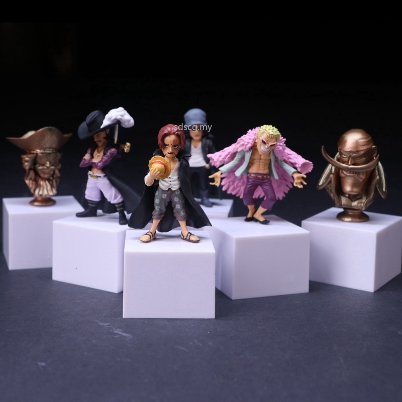 ZST ญี่ปุ่นอะนิเมะ One Piece รุ่น Q Luffy Shanks Clown Buggy Gekko Moria Rob Lucci PVC Action Figure