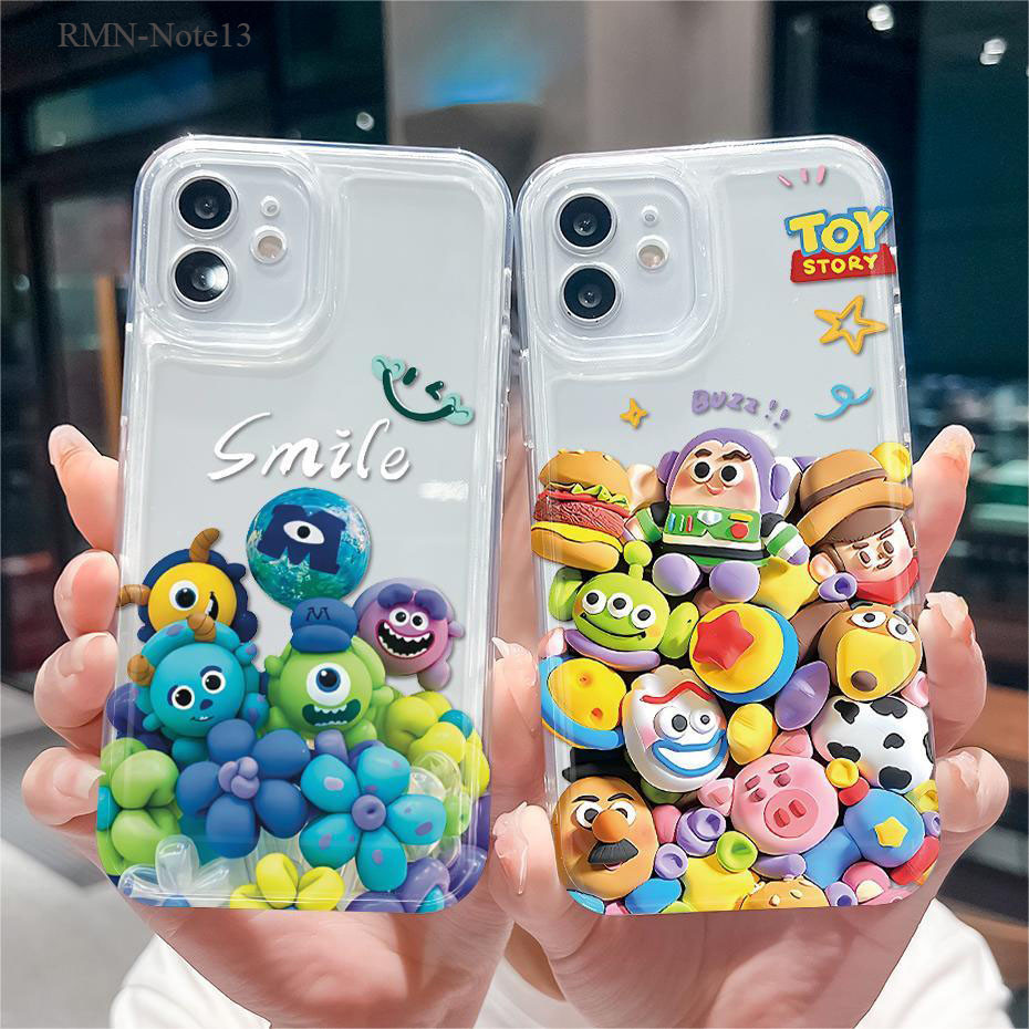 เคส For Xiaomi Redmi Note 13 12 11S 11 10 10S 9 8 Pro 4G 5G เคสเรดมี เคสโทรศัพท์ โปร่งใส เคสนิ่ม เคสซิลิโคน Case TPU TKK