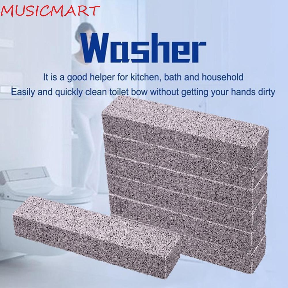 Musicmart หินภูเขาไฟ Stick Pool Spa Cleaner โถสุขภัณฑ์แหวน Bath Scouring Pad