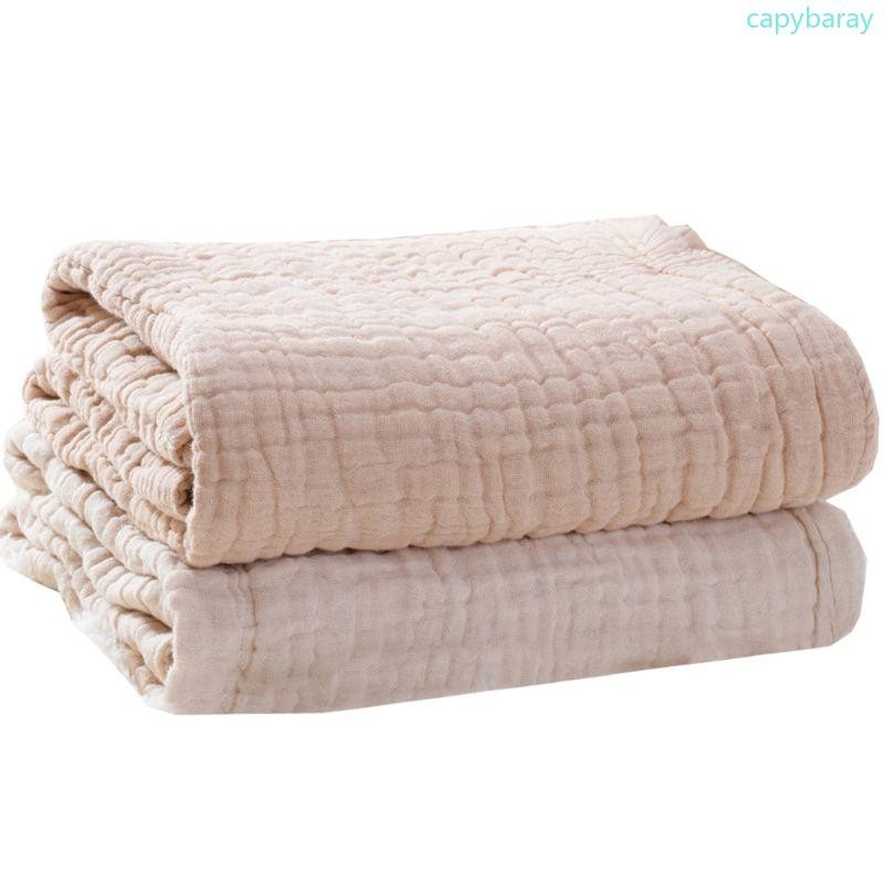 Cpy 6 ชั้นผ้าฝ้ายไม้ไผ่เด็กรับผ้าห่มเด็กทารก Swaddle Wrap ผ้าห่ม Sleeping Warm Quilt ผ้าคลุมเตียง Mu