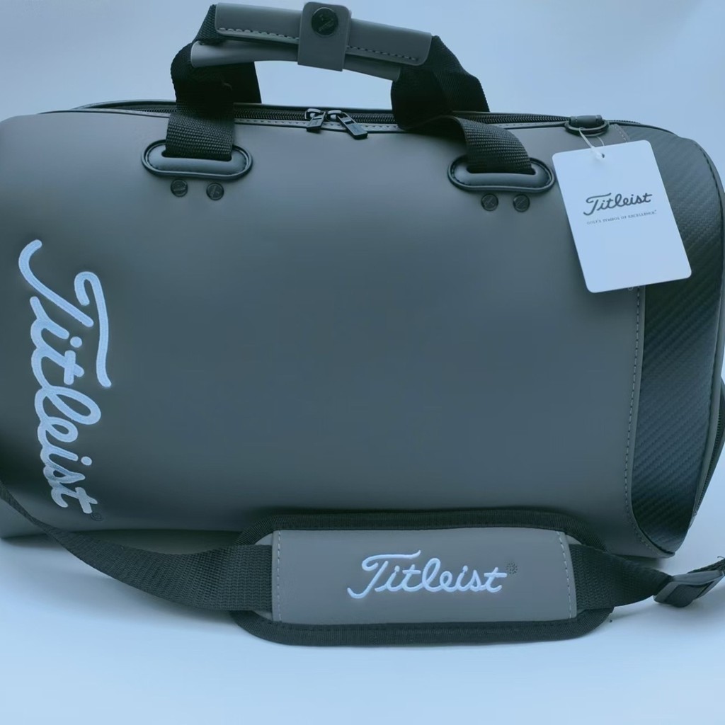 ไทเทิลลิสต์ กอล์ฟเสื้อผ้ากระเป๋าผู้ชายผู้หญิงแบบพกพากันน้ําน้ําหนักเบากระเป๋ารองเท้าจัดเก็บไหล่บอสตันกระเป๋าเดินทาง - รูปที่ 2