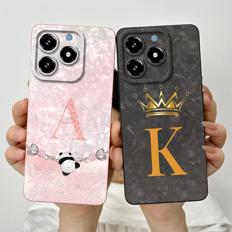 สําหรับrealme C63 C61 RMX3939 สแควร์เลนส์ป้องกันโทรศัพท์ปลอกRealmeC61 C 63 4Gแฟชั่นมงกุฎตัวอักษรซิลิโคนอ่อนนุ่มกรณี