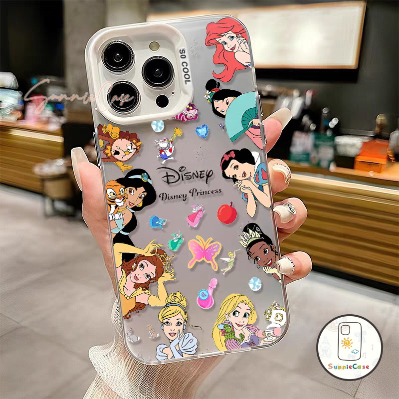 เจ้าหญิง สำหรับ Redmi 12 9A 9C 10A A2 A10 12C 9T 9 10C Note 11 8 10 13 Pro 9 11s 10s 12 Max Mi 11การ์ตูน เรียบง่าย เคส
