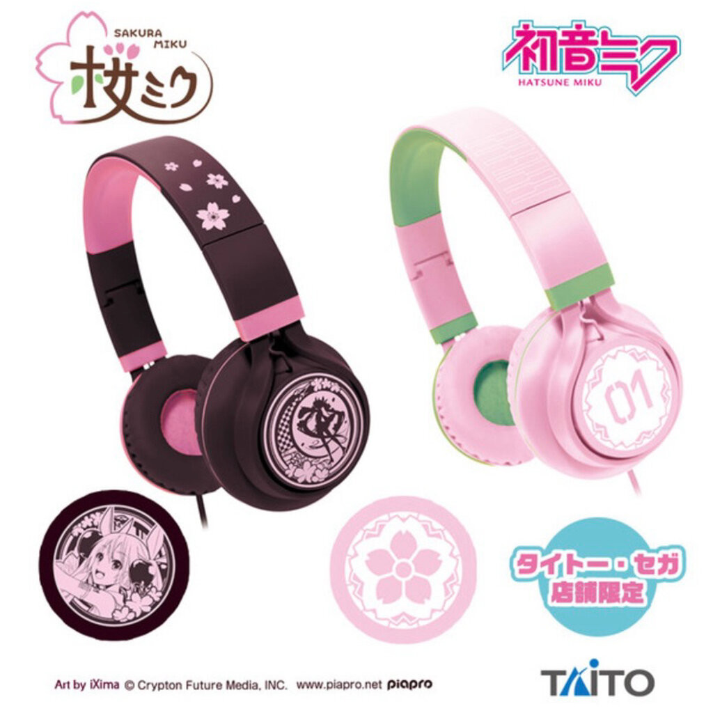หูฟัง ซากุระ มิกุ(สีชมพู)[Vocaloid Sakura Miku -Image Headphone- (Pink)]