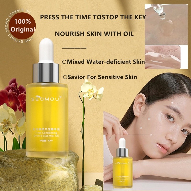 Orchid Essential Oil 30ml Moisturizing Hydrating ปรับแต่งรูขุมขน Anti-Aging Beauty Skin Care Essence