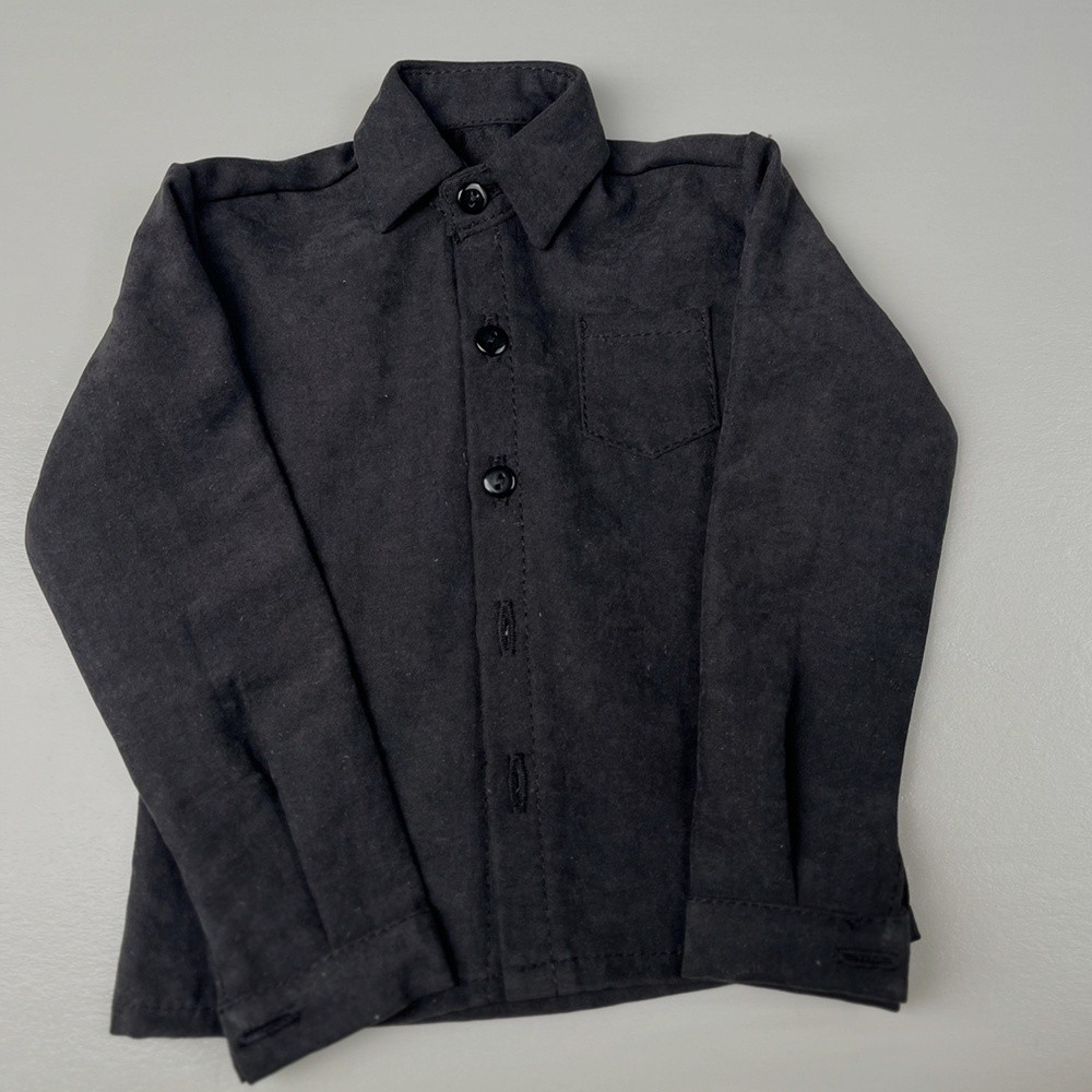 Bjd1/3,1/4,68/73/75เสื้อผ้าตุ๊กตาคลาสสิกทุกการแข่งขันเสื้อสีดำและสีขาวตุ๊กตาสี่จุดสามจุด68 73 75ลุง Zhuang เสื้อ - รูปที่ 4