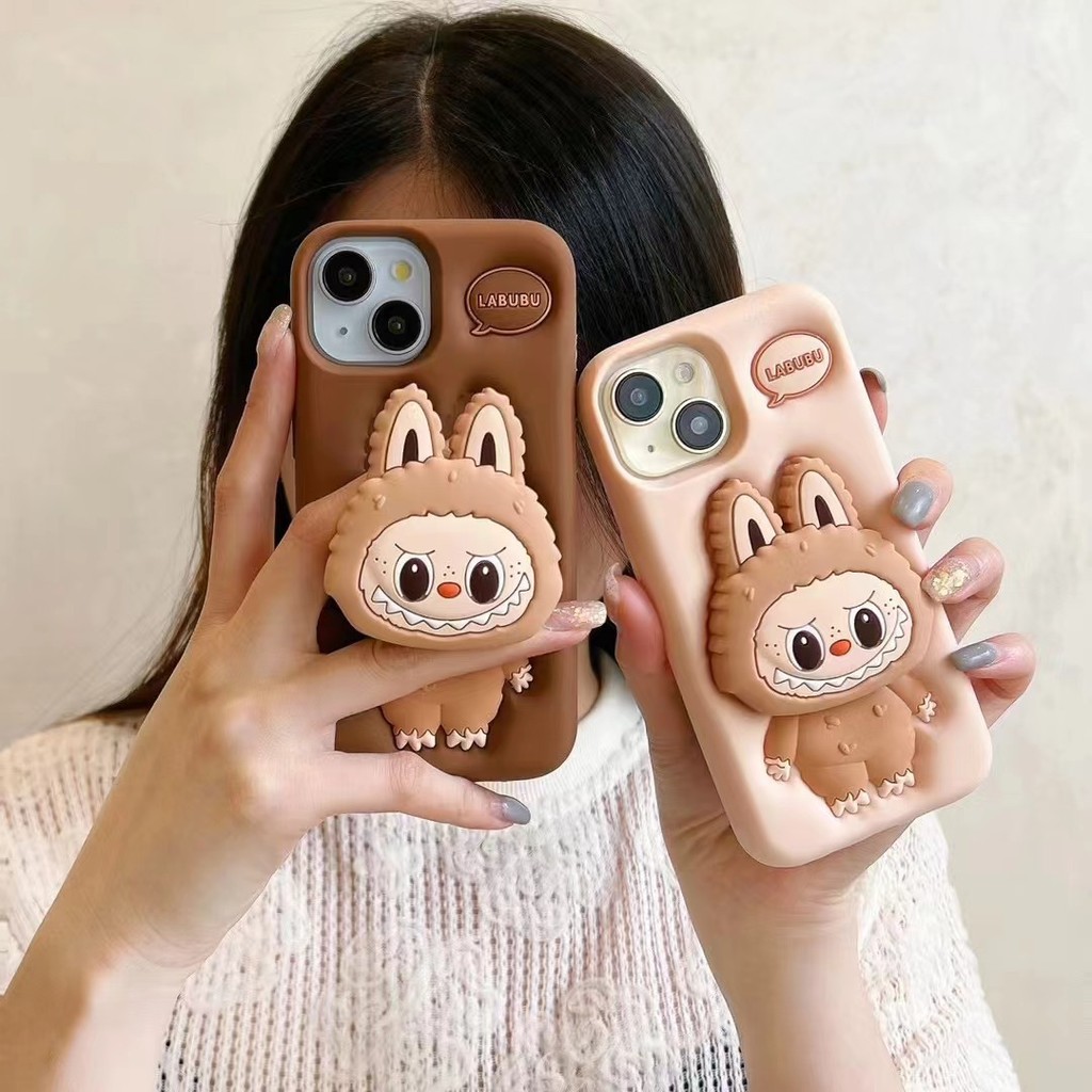 เคสโทรศัพท์ 16 ProMax 3D สามมิติการ์ตูนซิลิโคนนุ่มสําหรับ iPhone 11 12 13 15Pro 14Plus 14 15ProMax 15Plus 12Pro