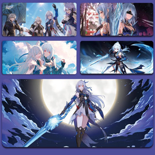 แผ่นรองเมาส์ Jingliu ขนาดใหญ่ Honkai Star Rail เกม Mousepad …